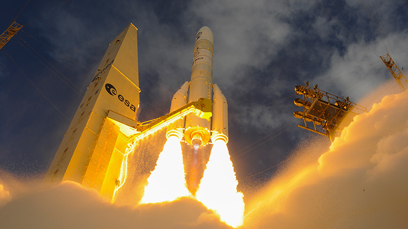 Erfolgreicher Weltraumstart für Europas neue Trägerrakete Ariane-6